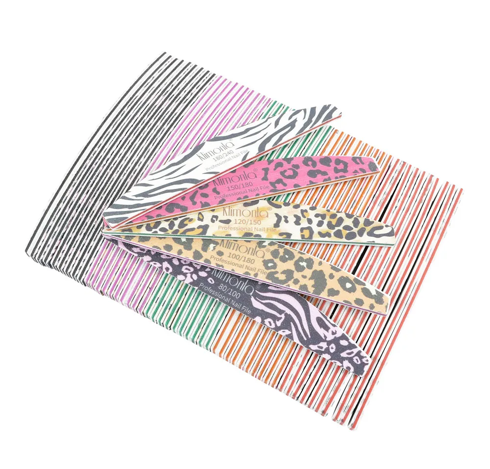 Nail File Set - Animal Print - 100/180 Grit