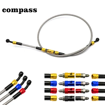 

800mm to 1200mm Motorcycle AN3 Brake Caliper Quick Removal Cover Tubing Disassembly Replace Brake Line Connector