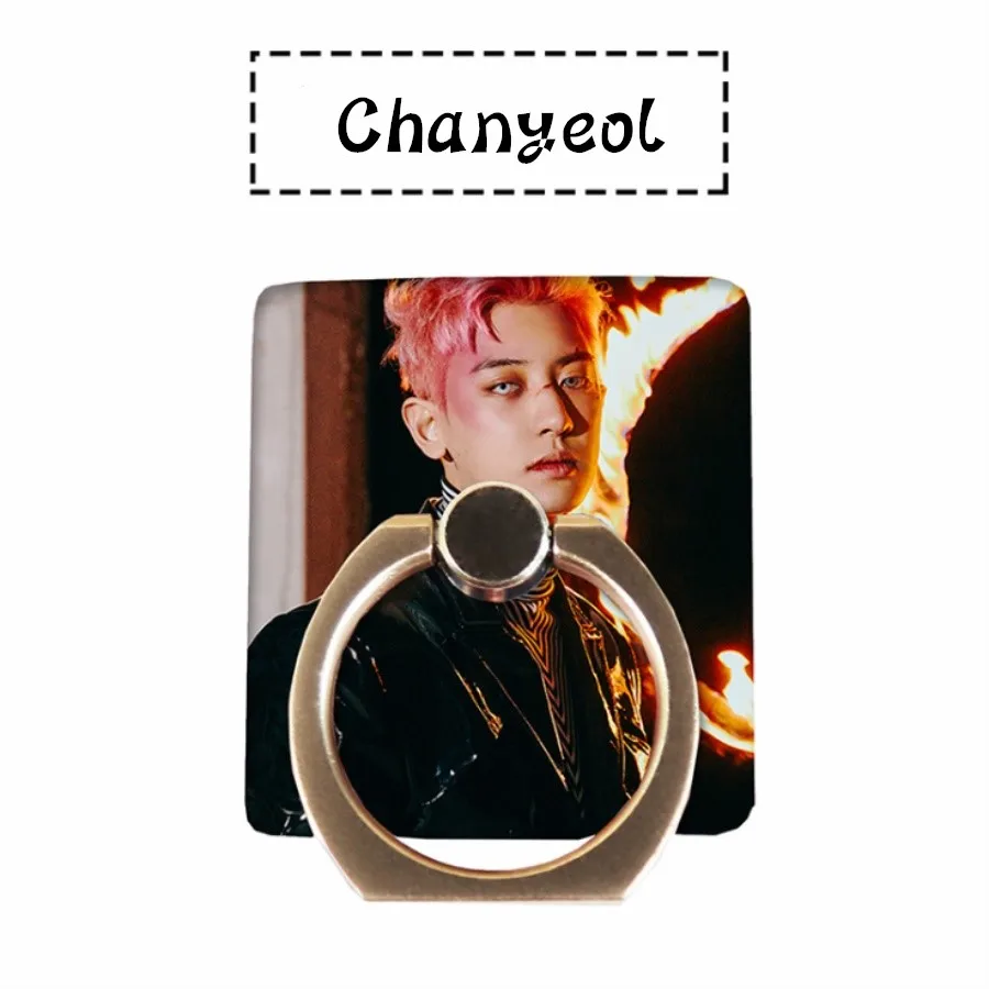 Kpop EXO Obsession Universal Phone Stand Holder Kai Chen 360 Degree Adjustable Finger Ring Grip - Цвет: Chanyeol