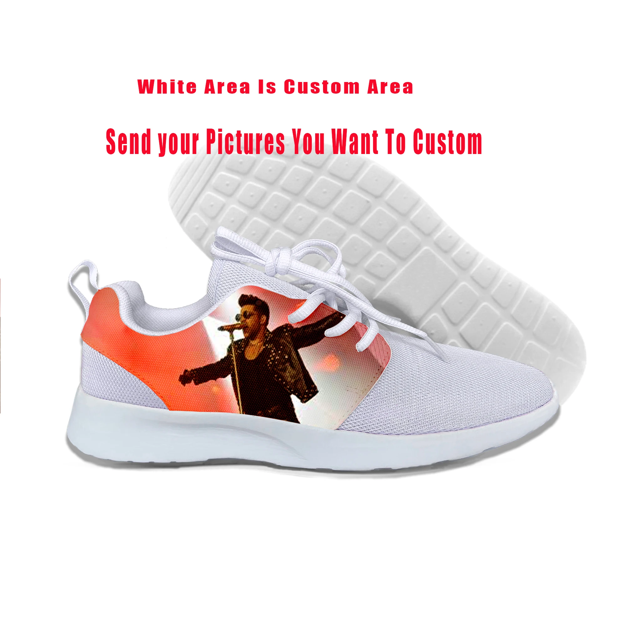 2019 Hot Cool Fashion High Quality Summer Sneakers Handiness Casual Shoes 3D Printed For Men Women Pop Rock Adam Lambert |