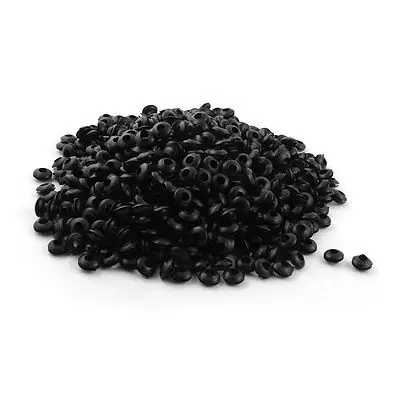 

1000pcs 7 x 2mm Groove Rubber Wiring Grommets Protector for Tattoo Machine