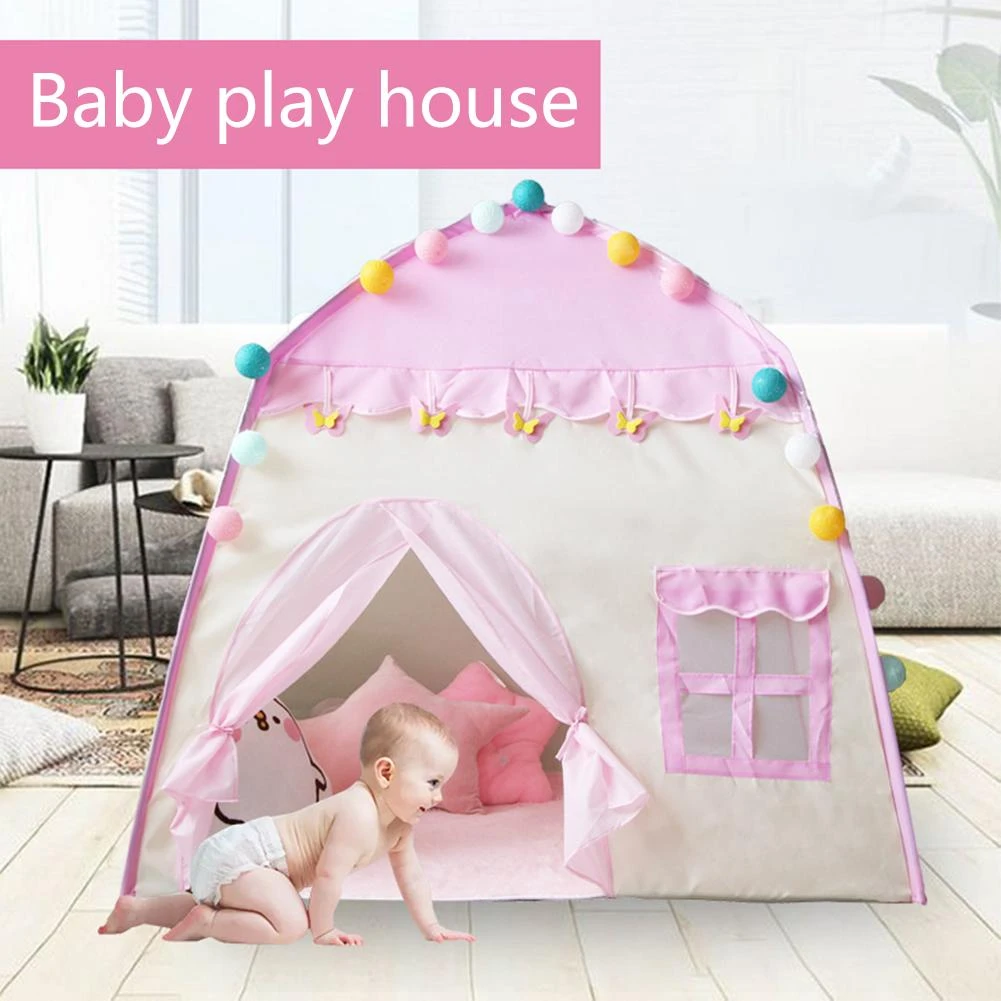 pink toy house