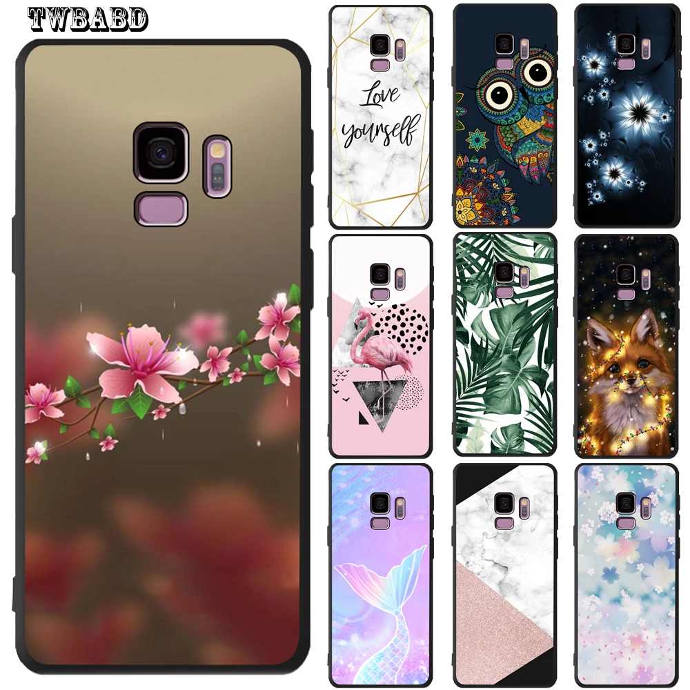 Butterfly flamingo marble leaf owl For Coque Samsung Galaxy S9 S8 S10 Plus S7 S6 Edge Lite Note9 8 10 Pro Cover |