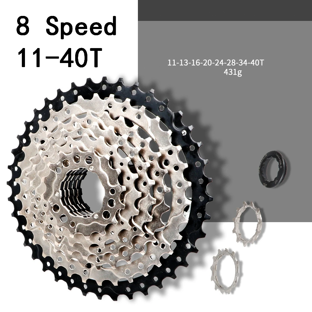 For Shimano Bicycle 8-Speed Freewheel Cassette Sprocket 12-32T MTB Road Cycling