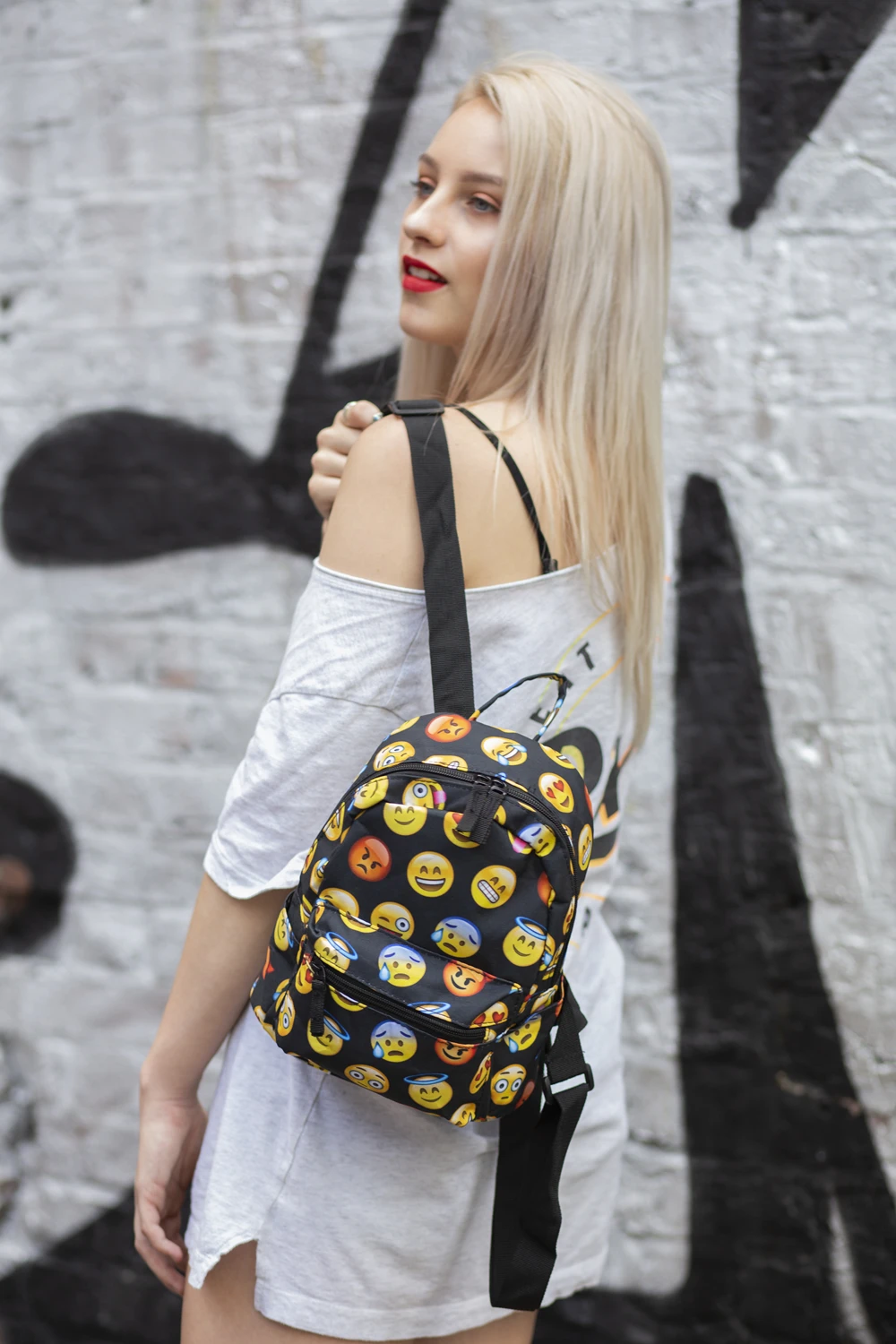 Женский рюкзак Mochila Cool Alien с принтом женская сумка на плечо для подростков Многофункциональный маленький рюкзак школьный рюкзак
