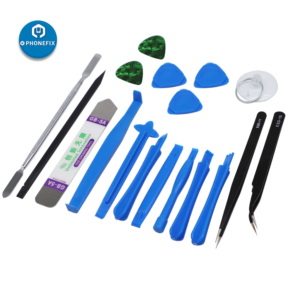 18 in 1 Multi Opening Tools Kit Phone Screen Repair Spudger Pry Tool for iPhone 11 pro X XS MAX Cellphone Laptop iPad Tool Set 18 in 1 Multi Opening Tools Kit Phone Screen Repair Spudger Pry Tool for iPhone 11 pro X XS MAX Cellphone Laptop iPad Tool Set