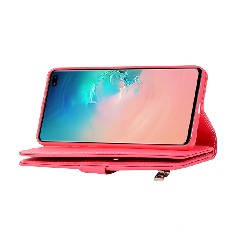 Из искусственной кожи кошелек с блестками Книга чехол для Samsung Galaxy S8 S9 плюс S10 5G S10e Note 9 8 A6 A8 A7 J4 J6 A30 A70 A50 чехол