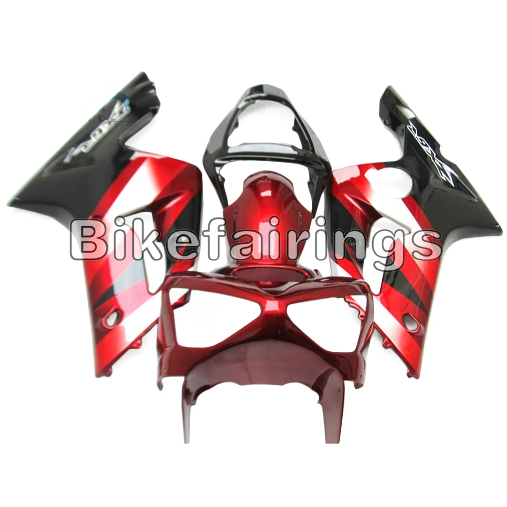 Красный черный понижающий корпус для Kawasaki ZX-6R 2003 2004 636 03 04 ZX636R полный ABS пластик Инжекционный обтекатель комплект обтекателей чехлы