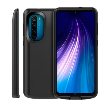 

6500mAh Battery Charger Case For Xiaomi Redmi Note 8 Phone Case Extended Battery Backup Power Bank Battery Case Protective Cover