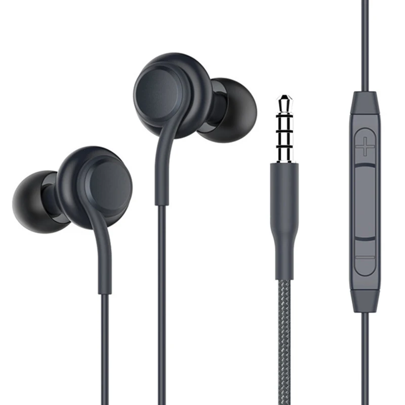 3.5mm Jack In-Ear Earphones Super Clear Ear Buds Low Bass Earphone Noise Isolating Earbud Headset With Mic For Android System |