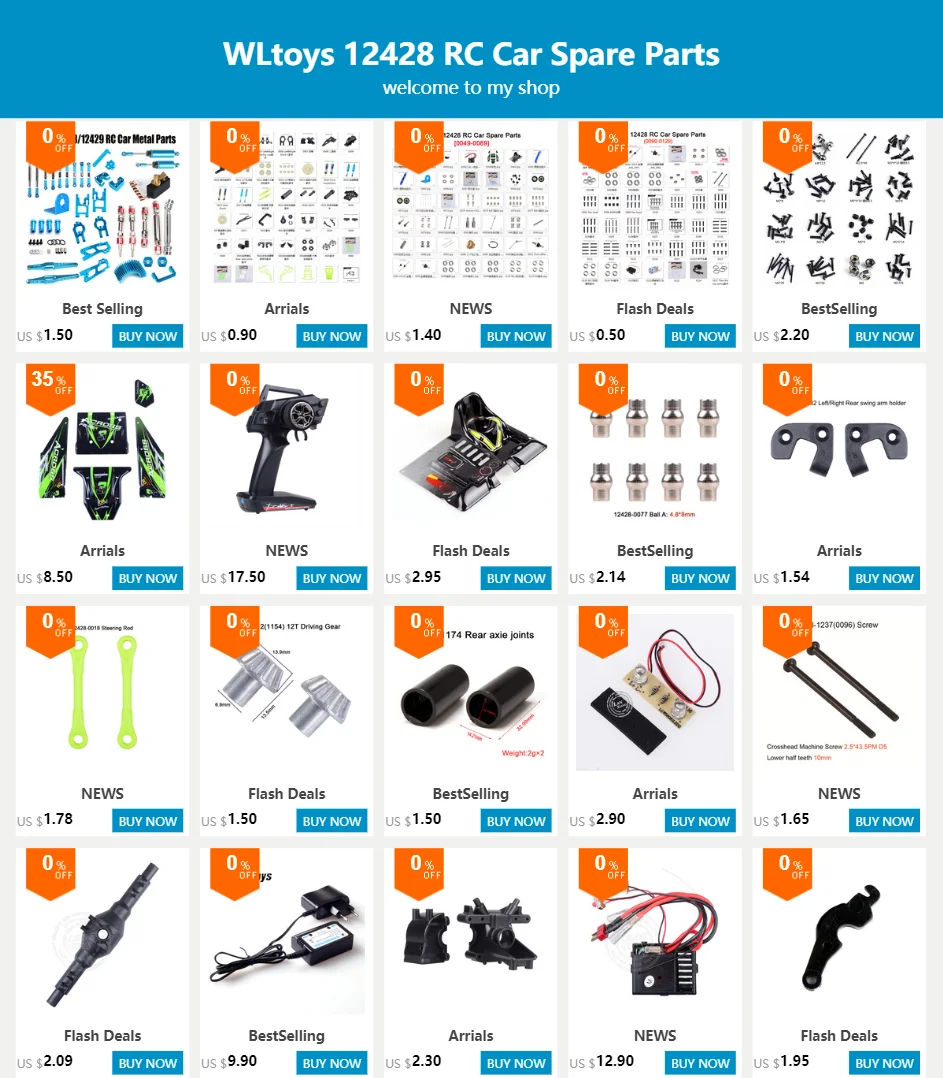 WLtoys 12428 12429 RC Car Spare Parts Telecontroller V2 Remote 