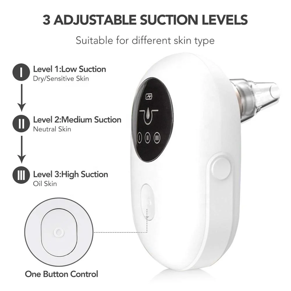 Blackhead Remover Acne Point Noir Vacuum Suction Extractor Tool Black Spots Pore Cleaner Facial Skin Care Tool Blackhead Remover Acne Point Noir Vacuum Suction Extractor Tool Black Spots Pore Cleaner Facial Skin Care Tool