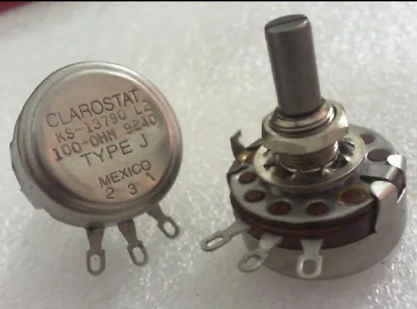 CLAROSTAT Мексика одноточный потенциометр KS-13790 100R вал 22 мм Переключатель |