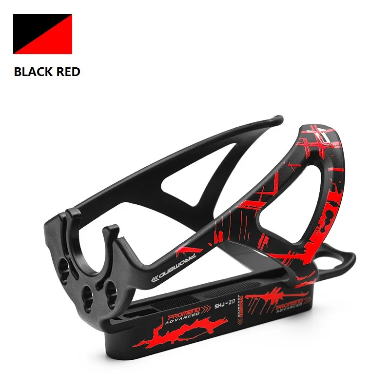 Black Red Держатель для велосипедной бутылки автономная шина коронка Инженерная пластиковая чашка для воды держатель горная дорога складное оборудование для велоспорта - Цвет: Black Red