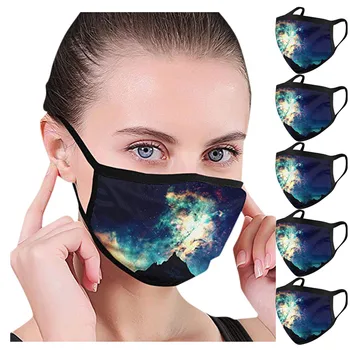 

Air Purifying Facemask Mouth Muffle Carbon Filter Dust Haze Fog Dust Mouth Print Cover Washable Reusable Cotton Mouth Facemask