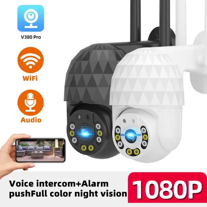 V380 Pro 1080P Wifi IP Camera Wireless Outdoor Night Vision Home Security Video CCTV Surveillance Cameras Waterproof | Безопасность и