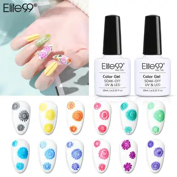 

Elite99 10ML Frost Flower Blooming Nail Gel Polish Snowflakes Liquid Gel Paint Nail Polish UV LED Lamp Drawing Nail Art Design