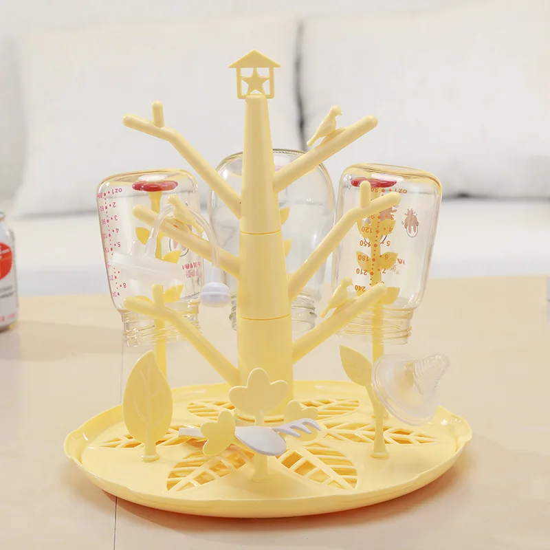 

Infant Feeding Bottle Drying Rack Draining Shelf Multi-functional Fruit Bowl Jewelry Dustproof Drying Rack Dry Feeding Bottle St