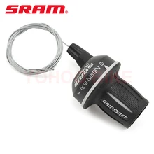 Sram 3,0 Twist Shifter 8 скоростей задняя рукоятка переключения 1:1 коэффициент срабатывания для горного велосипеда mtb задний переключатель запчасти для велосипеда