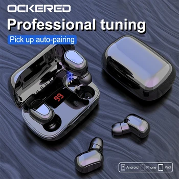 

TWS Bluetooth Earphones Wirelessly Sports Running HIFI Stereo Bluetooth5.0 Headphones Touch Control Wireless Earbuds for iPhone