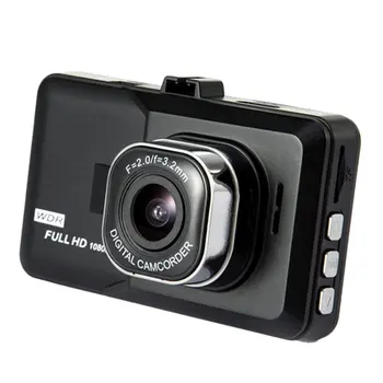 

New Metal 4 inch / large screen car driving recorder high definition 1080P night vision wide angle car front rear mounted 1Set