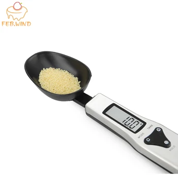 

FEBWIND New 0.1g LCD Electronic Measuring Spoon Digital Kitchen Scale Weight Measuring Scale Gram for Cooking Baking 071