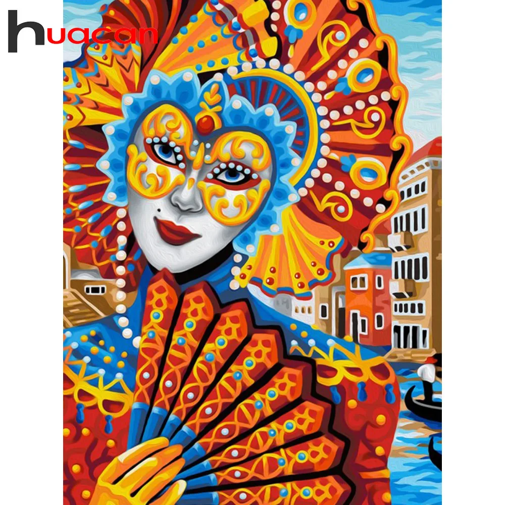 

Huacan 5D Diamond Painting Cartoon Women Diamond Embroidery Sale Full Square Diamond Mosaic Rhinestone Picture Gift Drop Ship