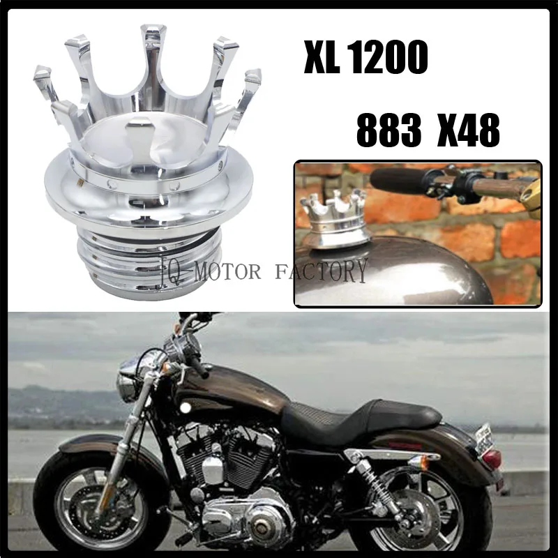 Подходит для Harley Davidson Sportster XL 1200 883X48 Dyna 72 Touring Softail Мотоцикл Алюминиевый Топливный бак газа декоративная крышка масла