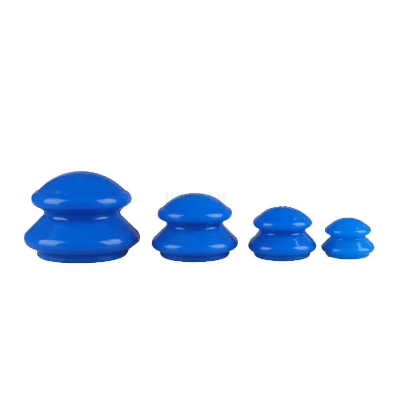 HANRIVER new FDA material silicone cupping household high transparent LFGB vacuum cupping four-piece set 5