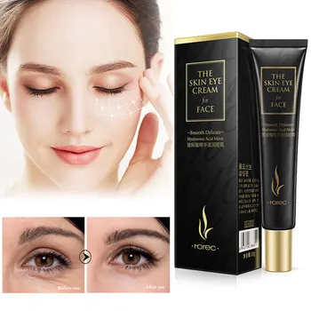 

Eye Cream Natural Anti Wrinkle Anti-Aging Puffiness Eye Cream Dark Circle Cream Hyaluronic Acid Eye Skin Care Unisex 20g