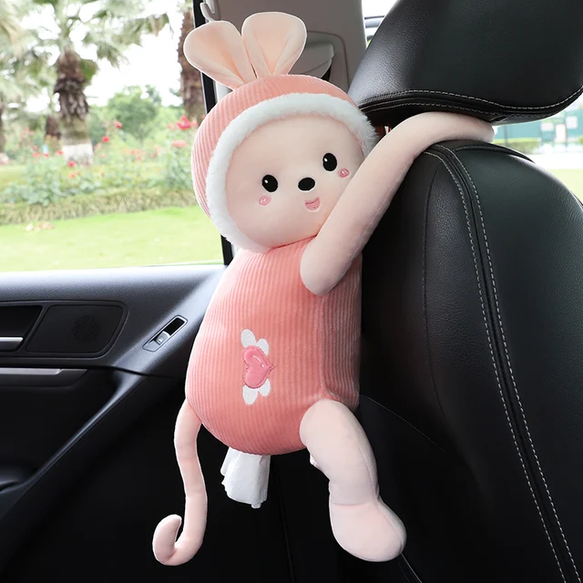  FQQWEE Cow Tissue Holder for Car Creative Cute Animal