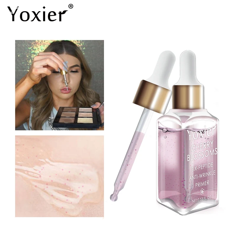 Основа для макияжа Yoxier 3 шт./лот отбеливающая эссенция лица с цветком вишни