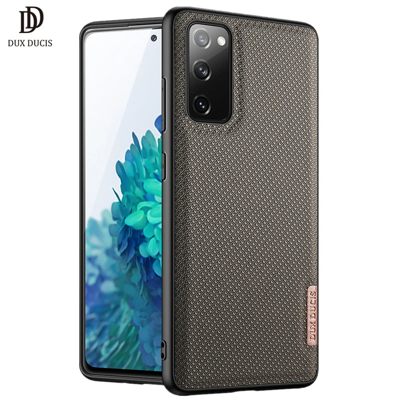 For Samsung Galaxy S Fe Dux Ducis Fino Series Woven Nylon Texture Silicone Back Cover For Samsung S Fe 5g Protection Case Phone Case Covers Aliexpress