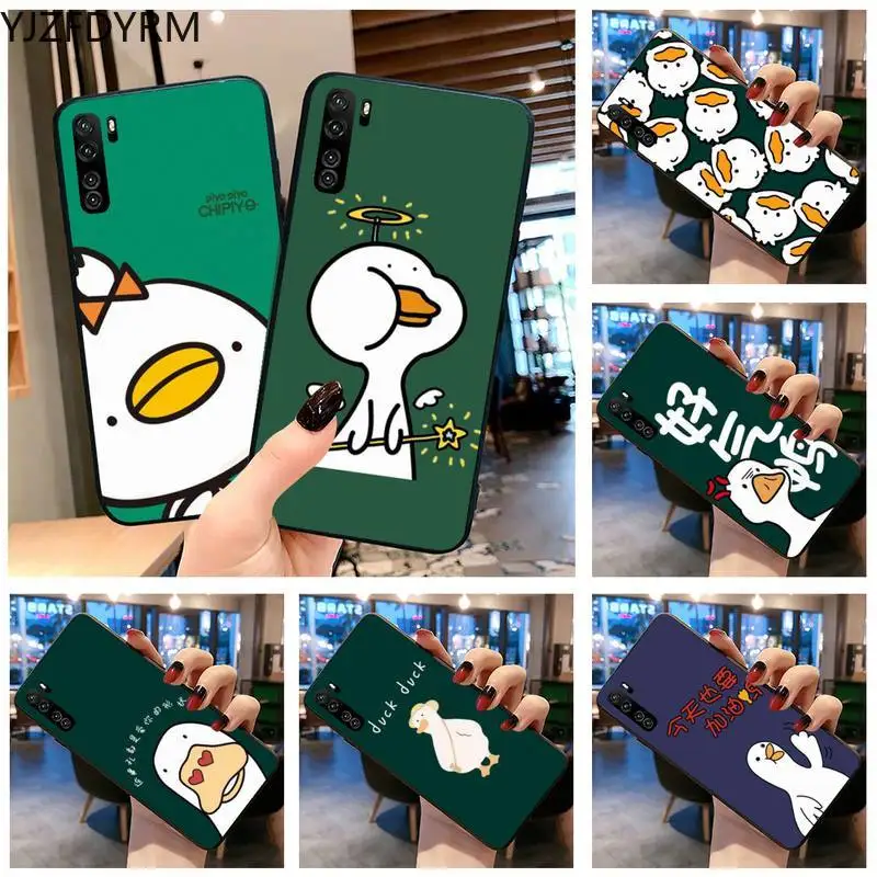 

Lovely Cartoon Animal Duck Phone Case for Huawei P20 P30 P40 lite E Pro Mate 30 20 Pro P Smart 2020 P10