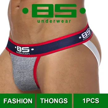 

slip 85 Sexy Gay Underwear Men Thong men thongs and g strings sissy panties jockstrap mens string lingerie BS137 new