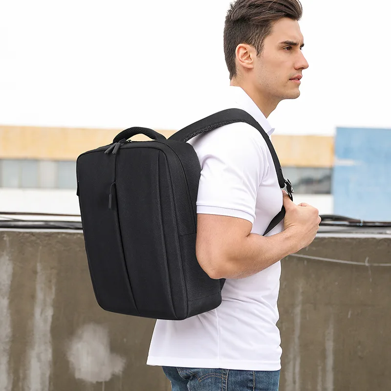 

New Style Fashion USB Business Laptop Computer Bag Fashion Vertical Pull USB Charging Backpack