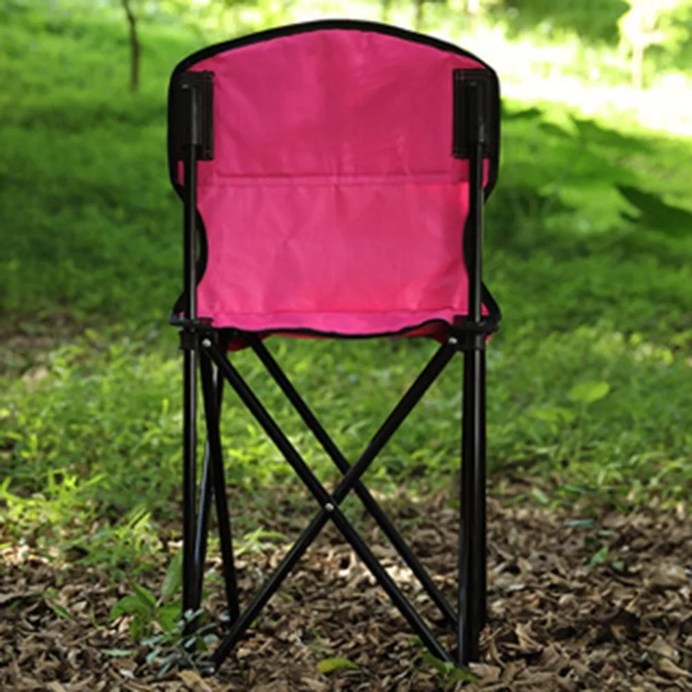 Folding Chair Stool Outdoor Portable Beach Chair Backrest Fishing Small Stool Folding Camp Chair Backrest