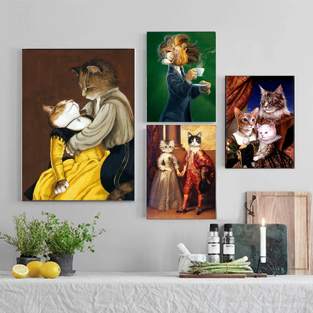 27 Art Print // Canvas Print Wall Art Family Cats Tree O Poster Home Decor
