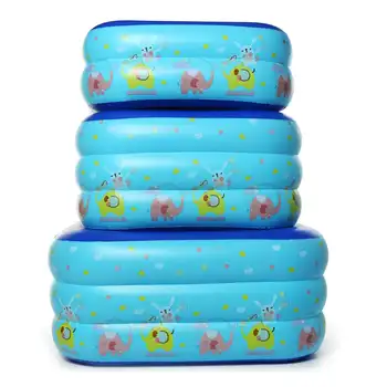 

Summer Inflatable Swimming Pool Family Kids Children Adult Play Bathtub Water Swimming Pool Large Family PVC Square Floating