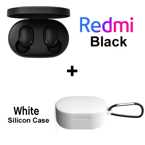 Xiaomi Redmi Airdots, оригинальные беспроводные наушники Xiaomi, TWS, глобальная версия, голосовые Bluetooth 5,0, шумоподавление с микрофоном - Цвет: add white case