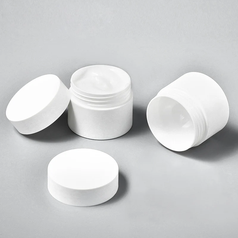

5 Sizes Frosted Plastic Refillable Ointment Bottles Travel Liquid Lotion Jar Pot Portable Face Cream Empty Cosmetic Container