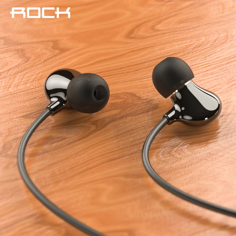 

ROCK Zircon Nano Stereo Wireless Bluetooth Earphone Neckband Ceramic Waterproof Sports Running Headset with Mic Bluetooth 5.0