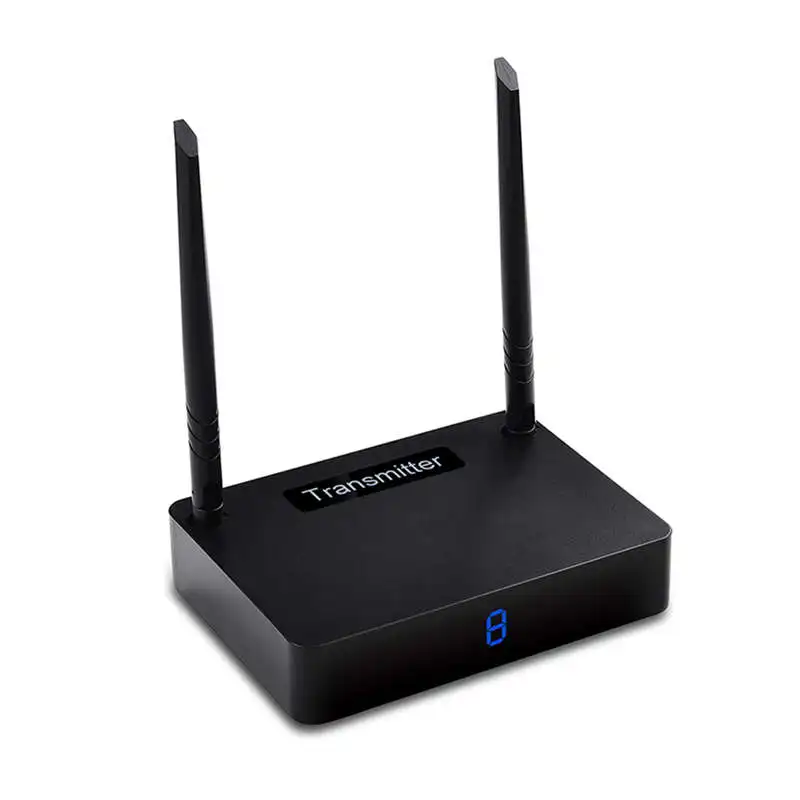 

Hd595 3D Holographic Projector Wireless Hdmi Transmitter Receiver Video 5.8 Ghz 450M Sender Extender With Digital Display Uk Plu