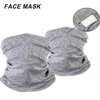 

Neck Gaiter Elastic Balaclava Outdoor Cycling Non-Slip Face Mask Multifunctional Running Hiking With PM2.5 Filters Breathable
