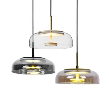 

Modern Led Chandelier Lighting Nordic Contemporary Chandelier Ceiling Light Glass Lustre Fixtures Living Room Dining Room Bar AC