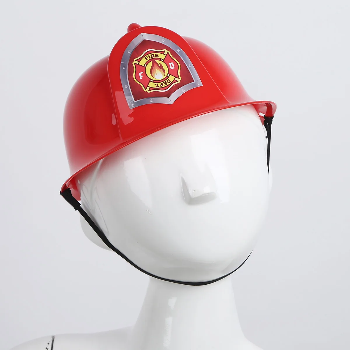 2 piezas de sombrero de bombero para niños, casco de bombero de plástico  duro, disfraz de bombero para niños juego de rol (rojo, amarillo)