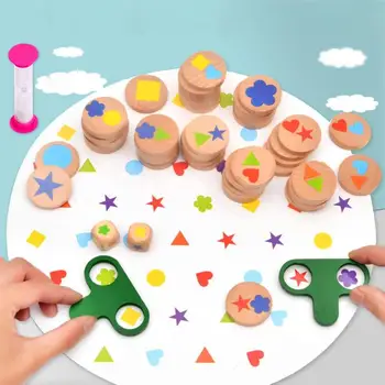 

Children's Interactive Board Game Toys Find Map Games Kindergarten Brain Development Shape Matching Intellectual Toys