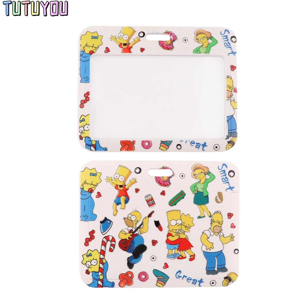 PC3125 рисунок из мультфильма Креативное ремешок держатель для карт студентов с
