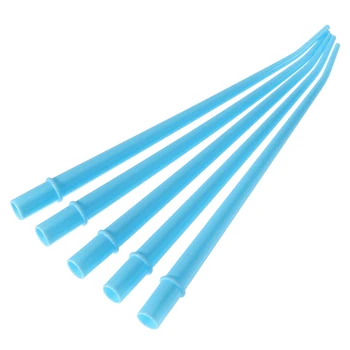 

25pcs 2.5/3.8/5.8mm Plastic Curved Tips Surgical Aspirator Dental Saliva Ejector Tips Disposable Suction Autoclavable Tube