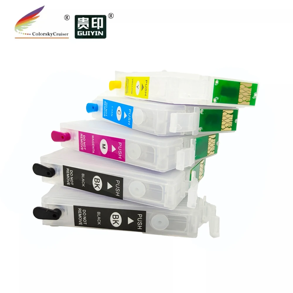 (RCE-681-681-694) многоразовый чернильный картридж для Epson 68 69 Stylus CX9400FAX C120 bk/c/m/y |